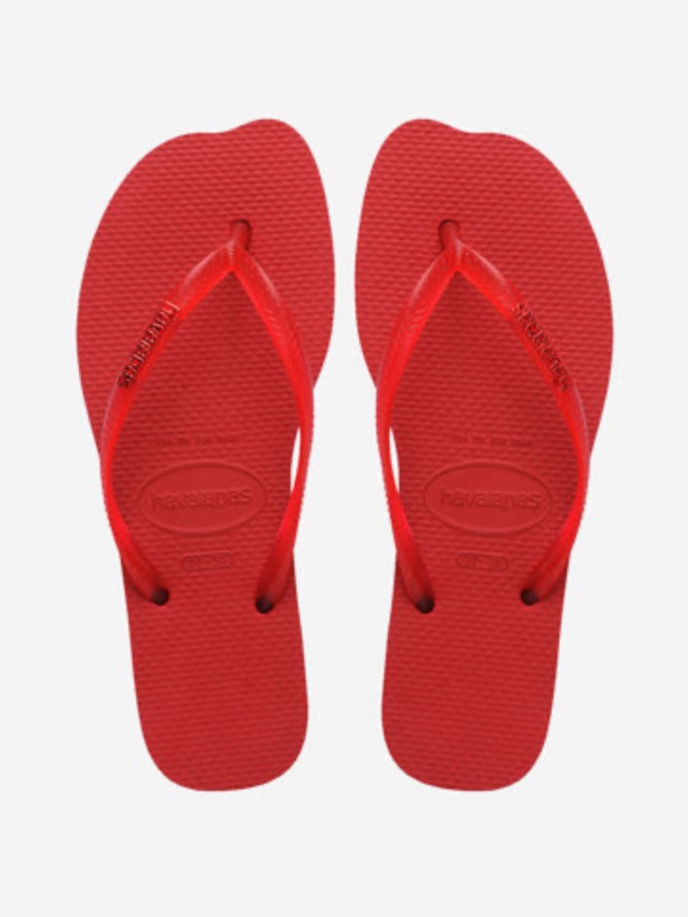 NWT Havaianas Slim Split - Apache Red